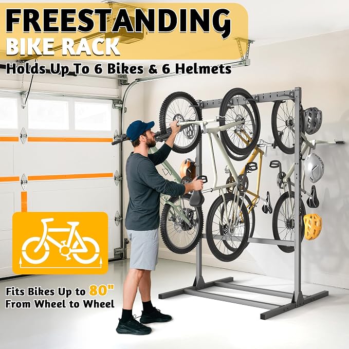 Ultrawall Freestanding Bike Stand, Vertical Bike Storage Stand Rack - Image 7