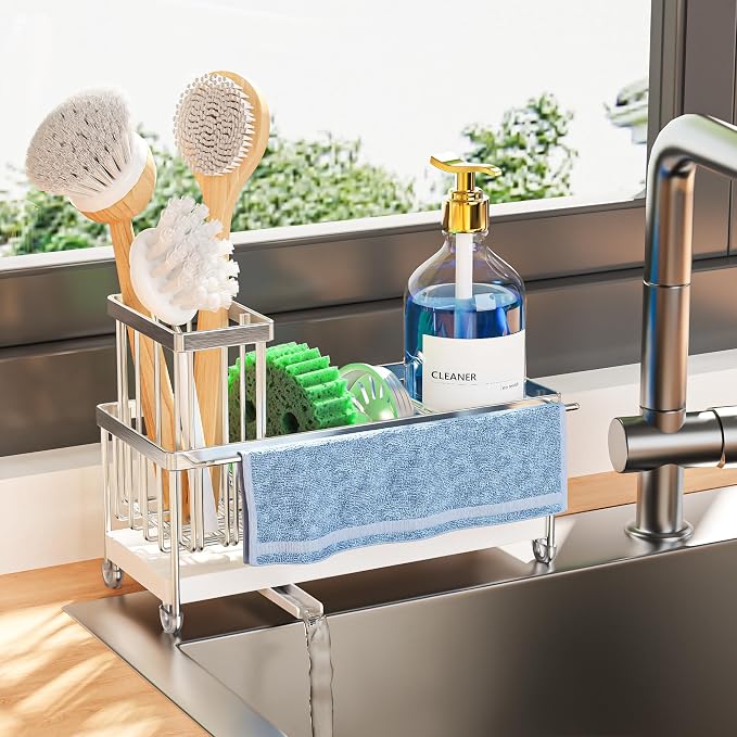 Cisily Stainless Steel Sponge Holder by CISILYHOMELIFE