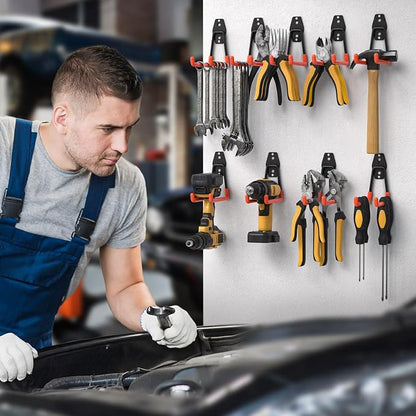 Garage Hooks with Anti-Slip Coating, Heavy Duty Wall Mount Storage Hooks - Image 4