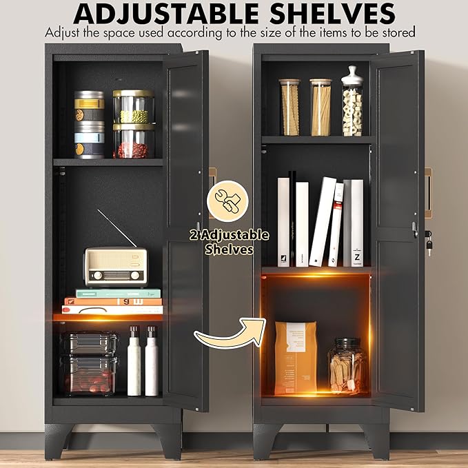 46" H Metal Locker Cabinet, Small Locker - Image 6