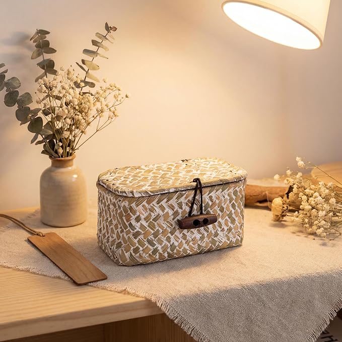 Hipiwe Wicker Shelf Basket Box - Image 7