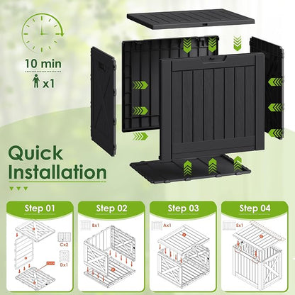 Greesum 40 Gallon Outdoor Deck Box - Image 6