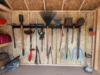 Wall Mount Tool Storage Rack, Garage Organization, Heavy Duty Garage Storage - Image 9
