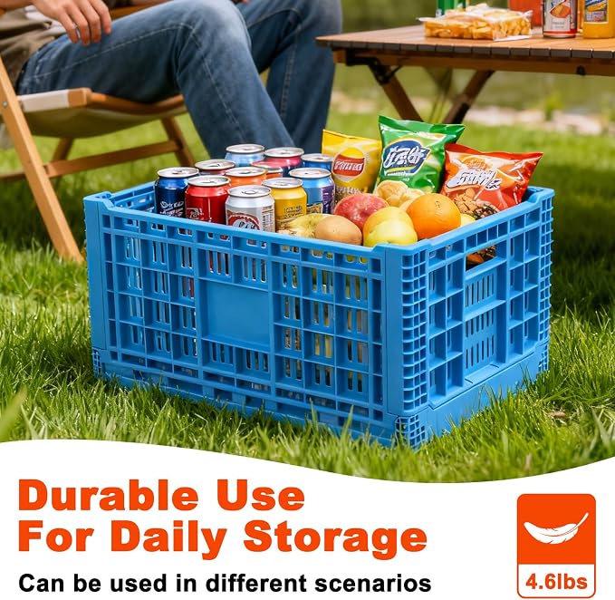 72L Collapsible Milk Crates - Image 6