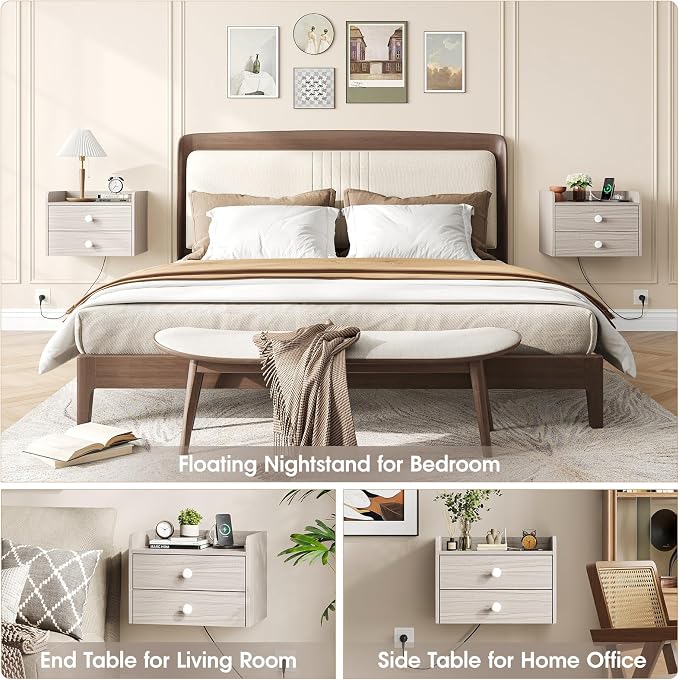Floating Nightstand Set of 2 - Image 7