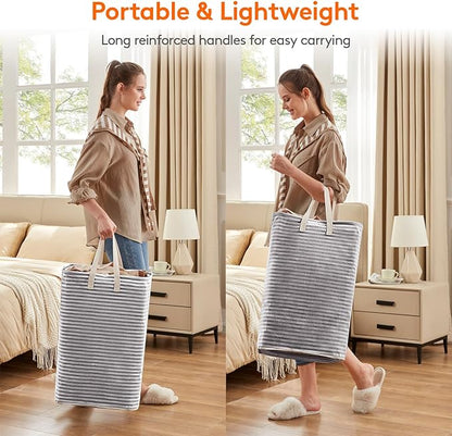 Lifewit 4 Pack Laundry Basket 80L Each, Collapsible Clothes Hamper - Image 4