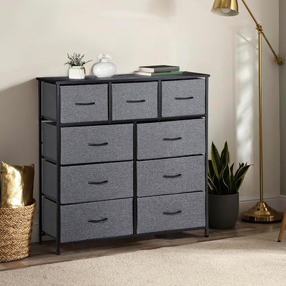 ZENY 9 Drawers Dresser, Fabric Storage Tower, Organizer Unit - Image 2
