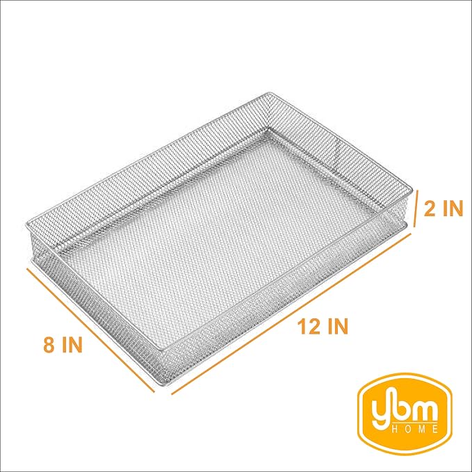 YBM HOME Silver Mesh Drawer Organizer and Storage - Image 2