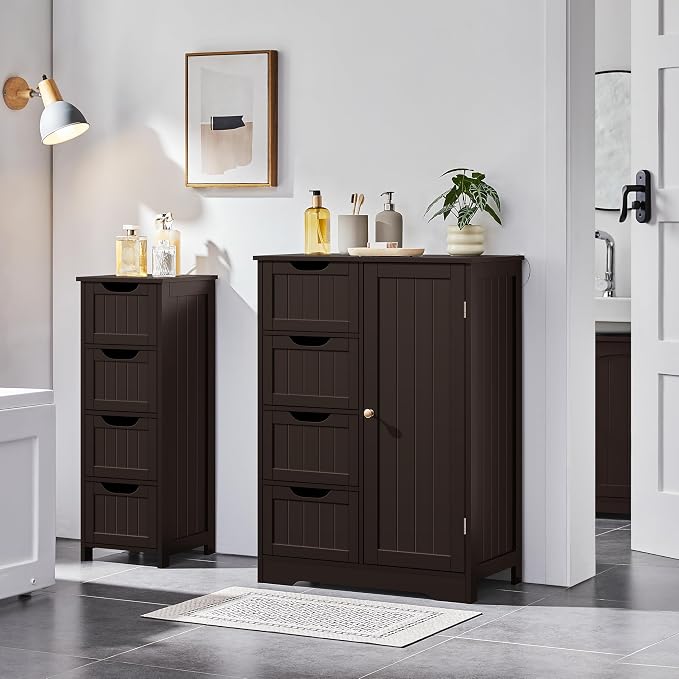 Yaheetech Large Bathroom Floor Cabinet - Image 4