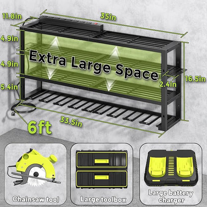Large Power Tool Organizer Wall Mount - Image 4