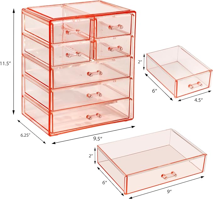 Sorbus Acrylic Makeup Organizer - Image 3