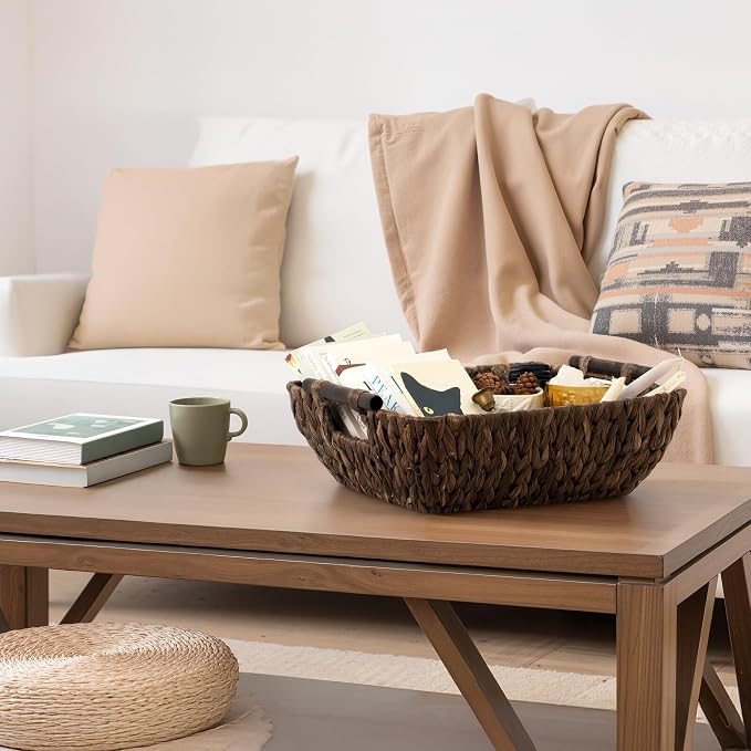 Storageworks Wicker Baskets for Shelves, Large Organizer Basket for Shelves - Image 5