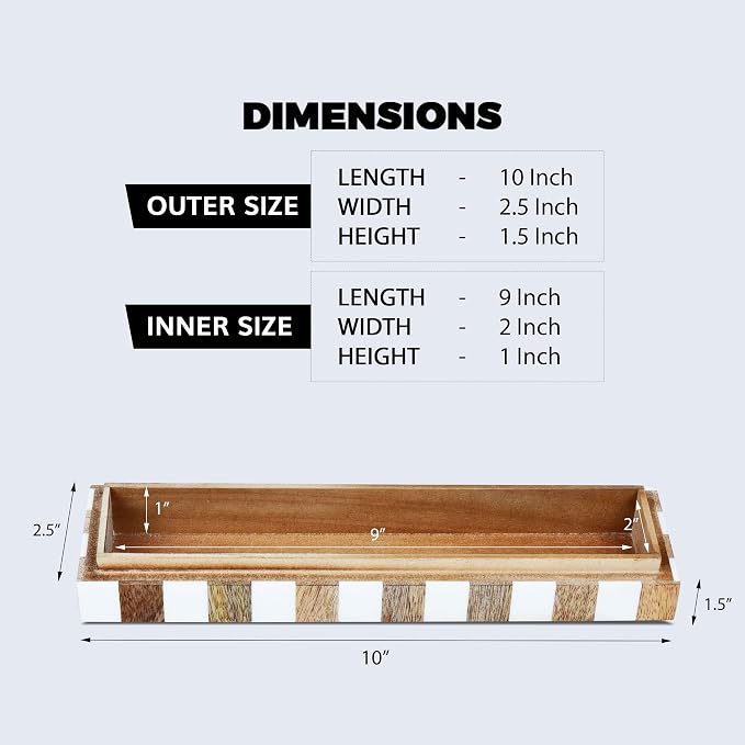 Handicrafts Home White Decorative Storage Box - Image 2