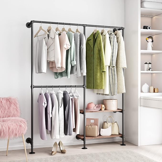 Industrial Pipe Clothes Racks - Image 2
