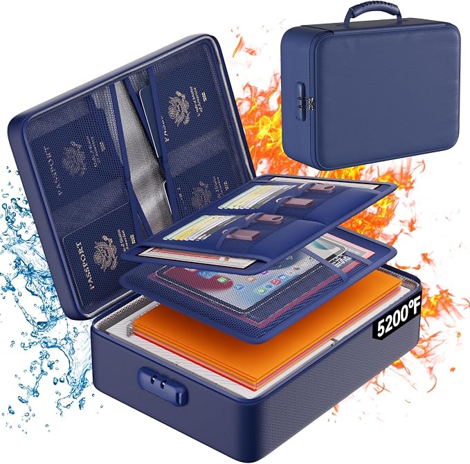 DocSafe 5200°F Fireproof Document Organizer Box by DocSafe