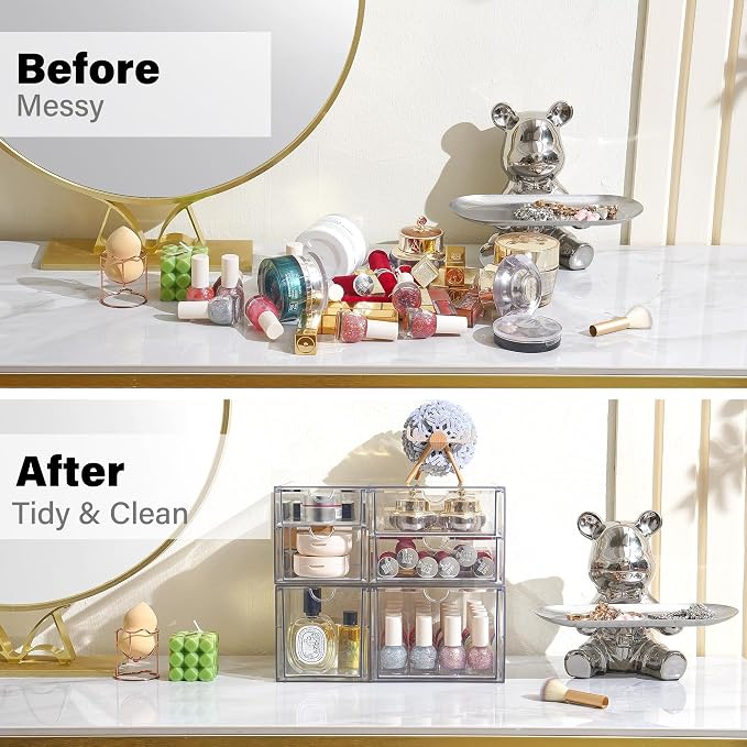 Prsildan Acrylic Drawer Makeup Organizer - Image 5