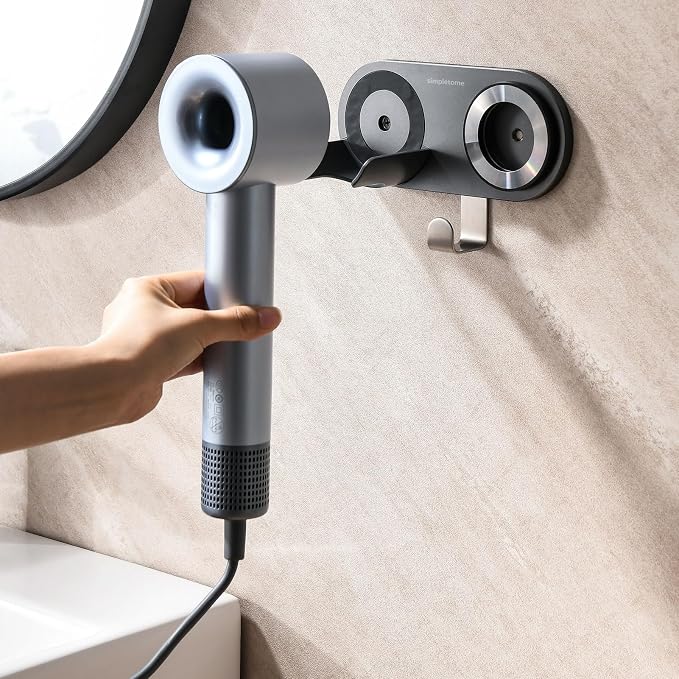 simpletome Hair Dryer Holder Wall Mount - Image 9