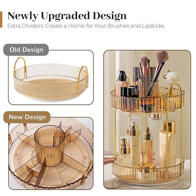 Aveniee 360 Rotating Makeup Organizer - Image 2