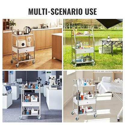 VEVOR Stainless Steel Utility Cart - Image 5