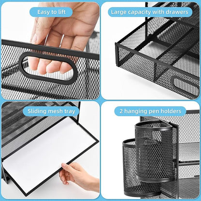Lavatino 6-Tier Paper Organizer Letter Tray - Image 3