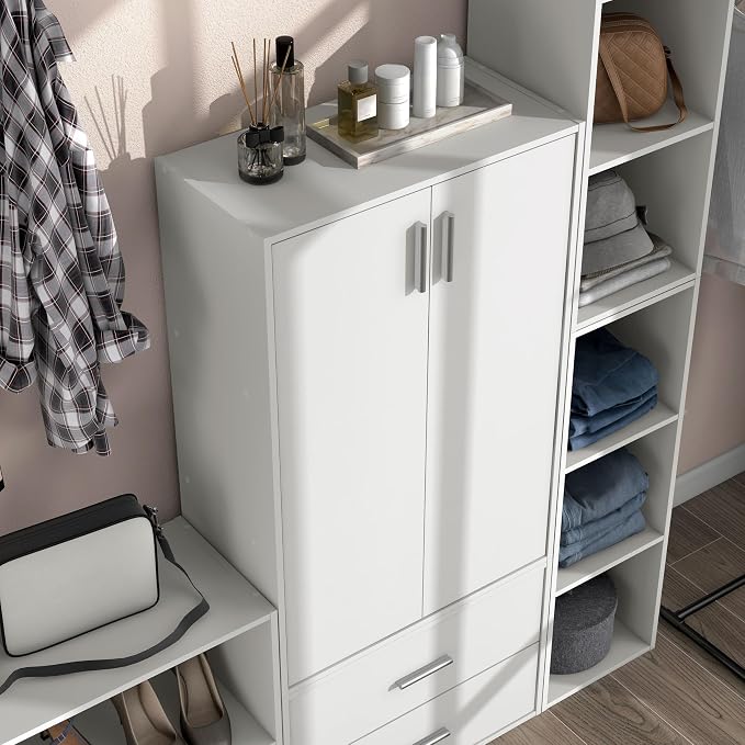 Homes: Inside + Out Apexa 3-Tier Stackable Wood Bookcase - Image 2