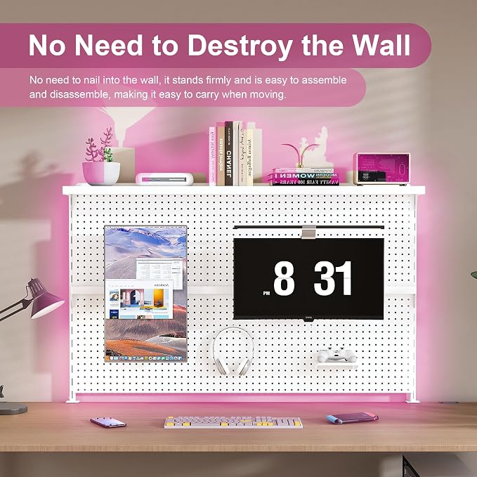 KEIKI Metal Pegboard Desk Organizer - Image 5