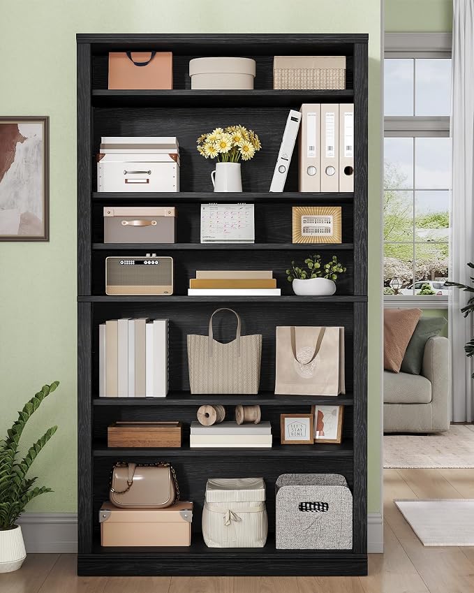 Hzuaneri Shoe Storage Cabinet, 10 Tiers Farmhouse Tall Shoe Cubby Organizer | - Image 3