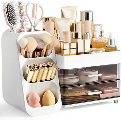 HBlife Makeup Organizer with Brush Holder by HBlife