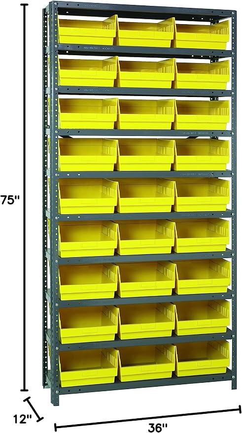 Quantum Storage Systems 1275-209YL Store More Steel Shelving Unit - Image 2