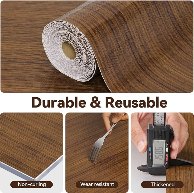 Drawer Shelf Liner for Kitchen Cabinets, Non Adhesive Slip Resistant Shelf - Image 4