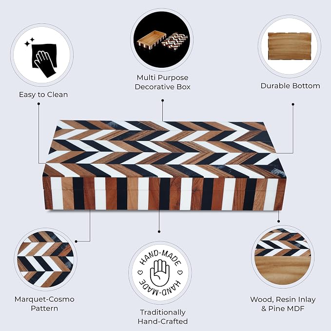 Handicrafts Home Large Decorative Storage Box - Image 3