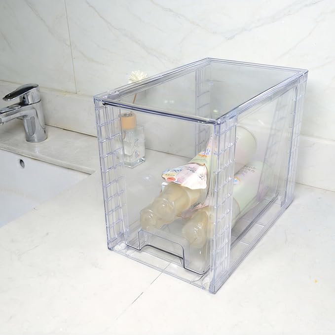 High Clear Stackable Storage Drawers, High-strength Plastic Organizer Bins - Image 7