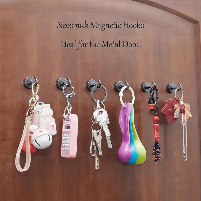 Neosmuk Magnetic Hooks, Heavy Duty 40lb+ Strong Magnet Hook - Image 4