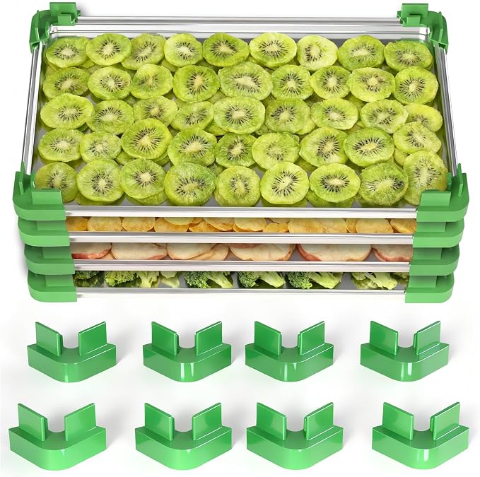 16 Pcs Original Tray Stackers for Harvest Right Freeze Dryer Trays, Stacks 5 by HAPYHOOM