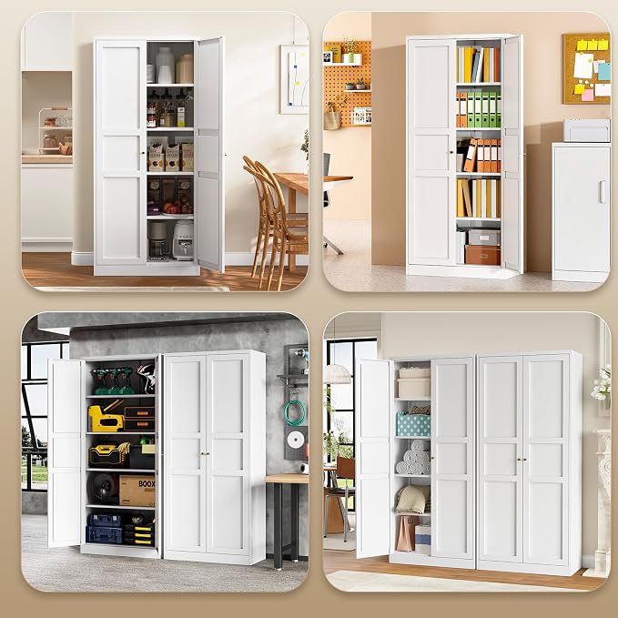 Yizosh Metal Storage Cabinet - Image 8