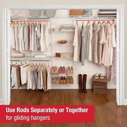 Rubbermaid Configurations Custom Closet Kit 6-10 Ft. Adjustable Metal Wire - Image 4