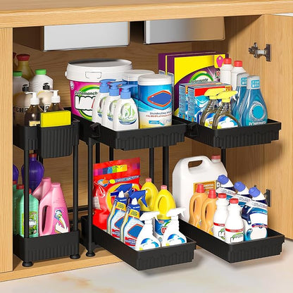 Sevenblue 3-Pack 2-Tier Under Sink Organizers by Sevenblue