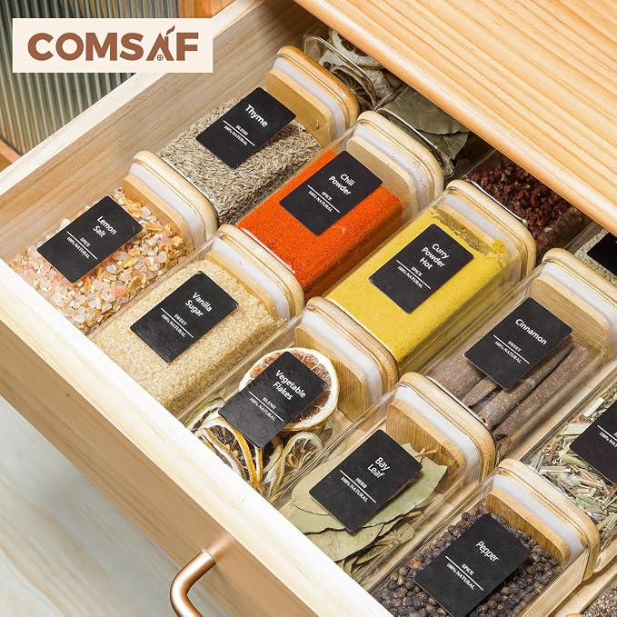 ComSaf 6Pcs 8oz Spice Jars - Image 7