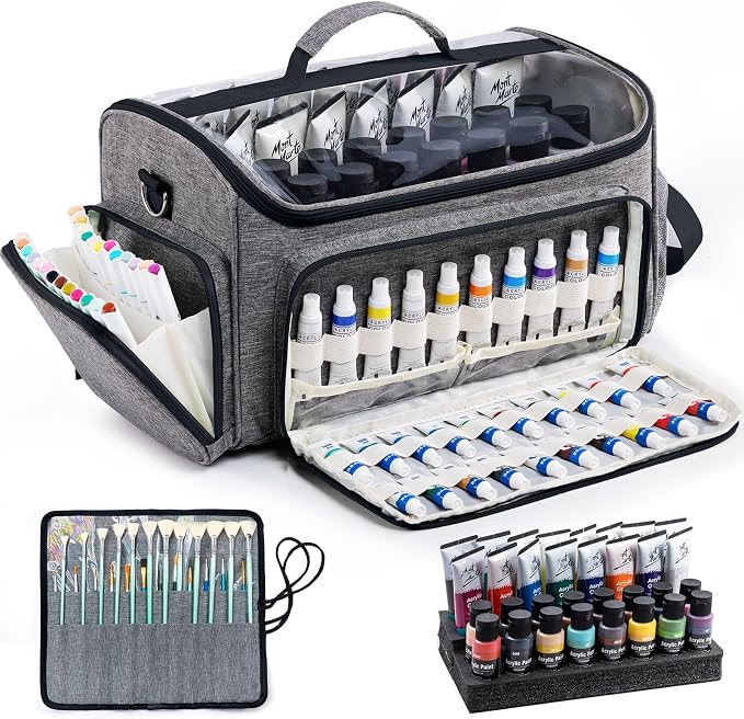 SFYBYHEART Acrylic Paint Organizer Bag by SFYBYHEART