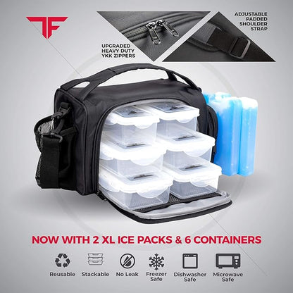 ThinkFit Insulated Meal Prep Lunch Box - Image 4