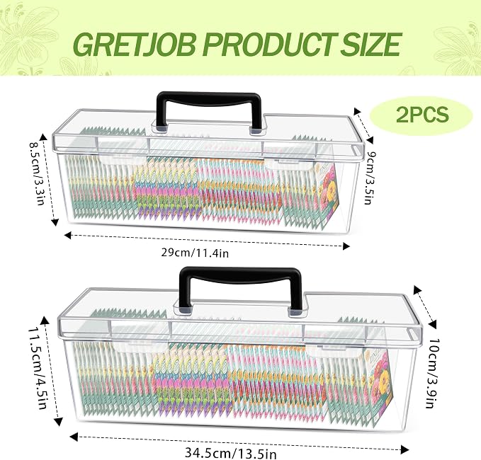 GRETJOB Seed Organizer Storage Box - Image 2