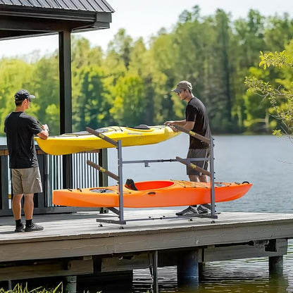 Bonnlo Kayak Storage Rack, Adjustable Heavy Duty Kayak Rack - Image 7