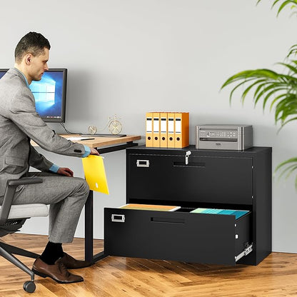 SISESOL 2 Drawer Lateral File Cabinet - Image 2
