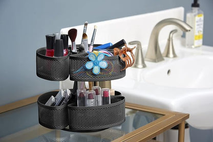 Nifty Organizing Carousel – Black Powder Coat Finish, Spins 360-Degrees - Image 2