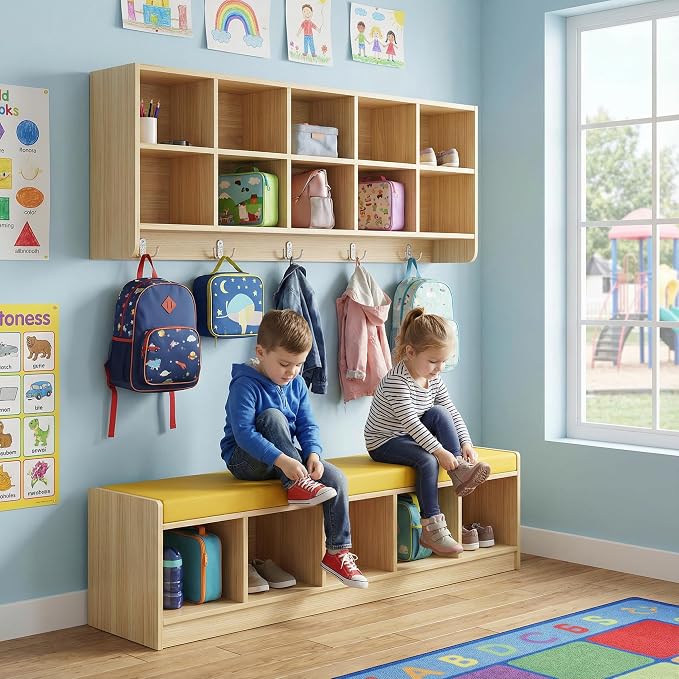 Kikihouse Set Wall Cubbies 10 Section - Image 2