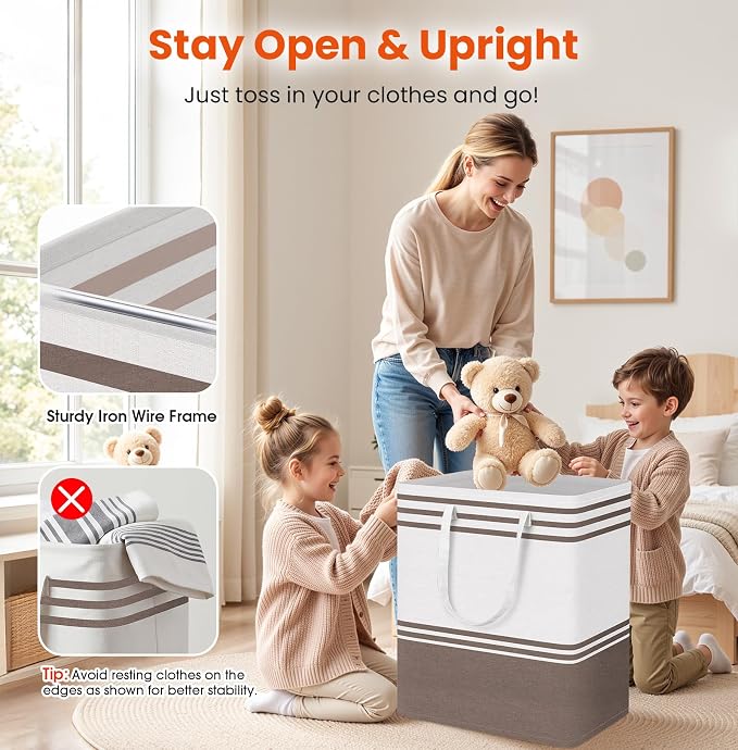TranquilRelax 3-Pack Laundry Basket - Image 4