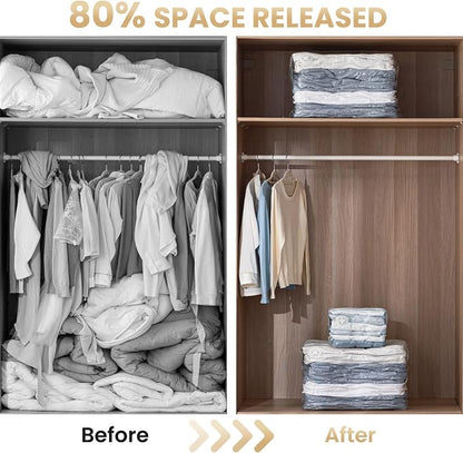 TAILI 6 Pack Vacuum Storage Bags, Cube Space Saver Bags Combo, Vacuum Seal Bags - Image 5