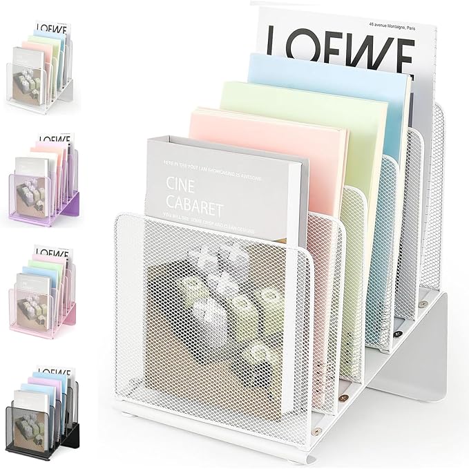 File Organizer for Desk, Desk Organizer by RefinedOfficeEasyManagemen