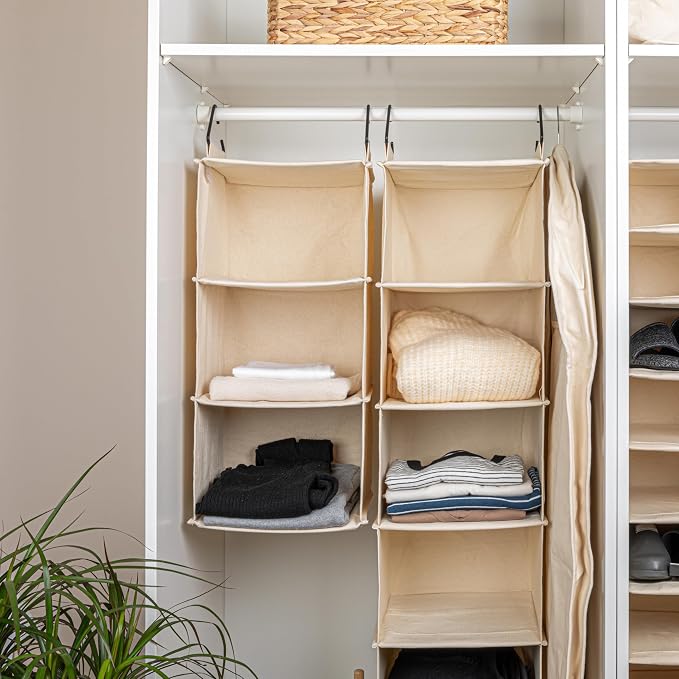Household Essentials Cedarline 3-Shelf Hanging Closet Organizer, Heavy-Duty - Image 2