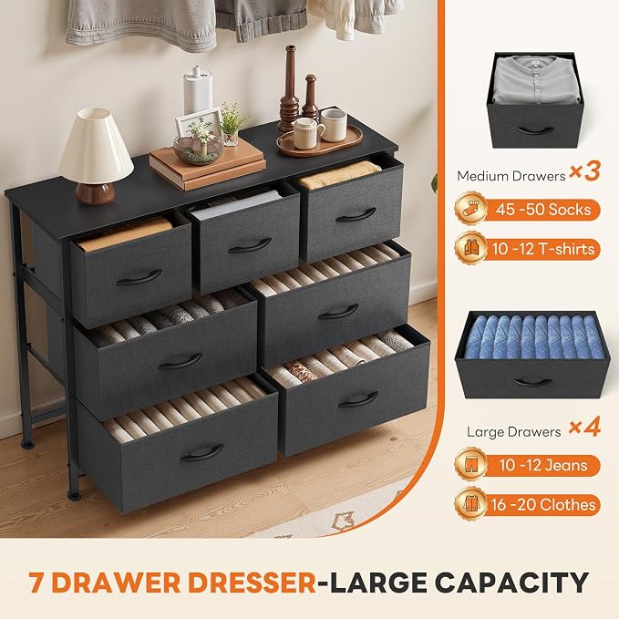 Sweetcrispy 7 Drawer Dresser - Image 5